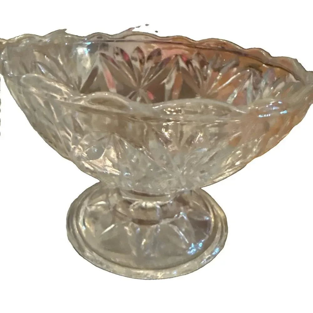 Vintage Anchor Hocking EAPG Set of 3 Sherbet, Ice Cream, Dessert Cups